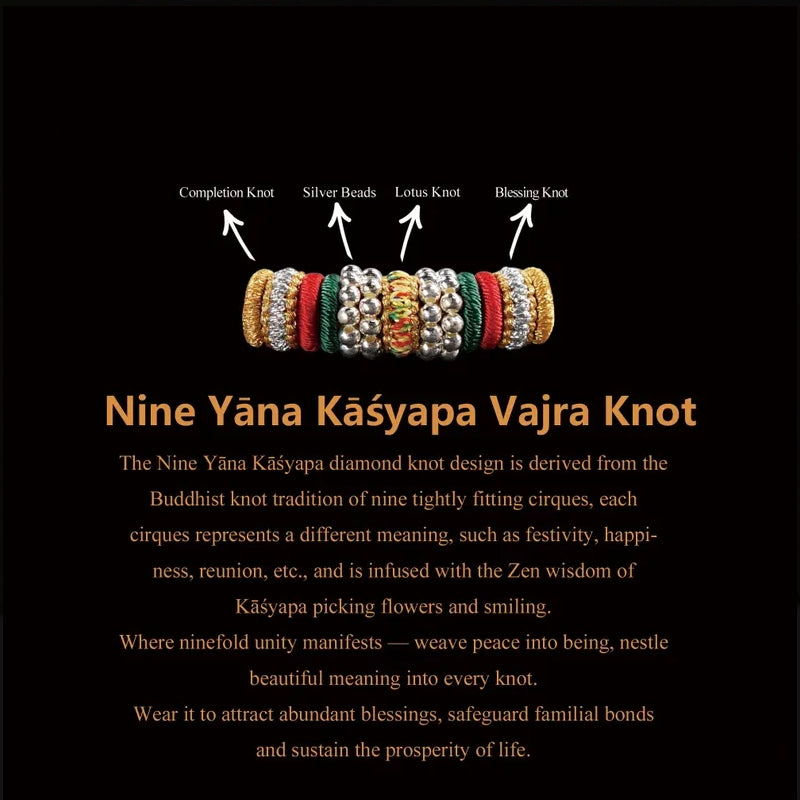 Handwoven Multicolor String Bracelet with 925 Silver Clasp – Meaningful Protection & Luck Gift for Him & Her