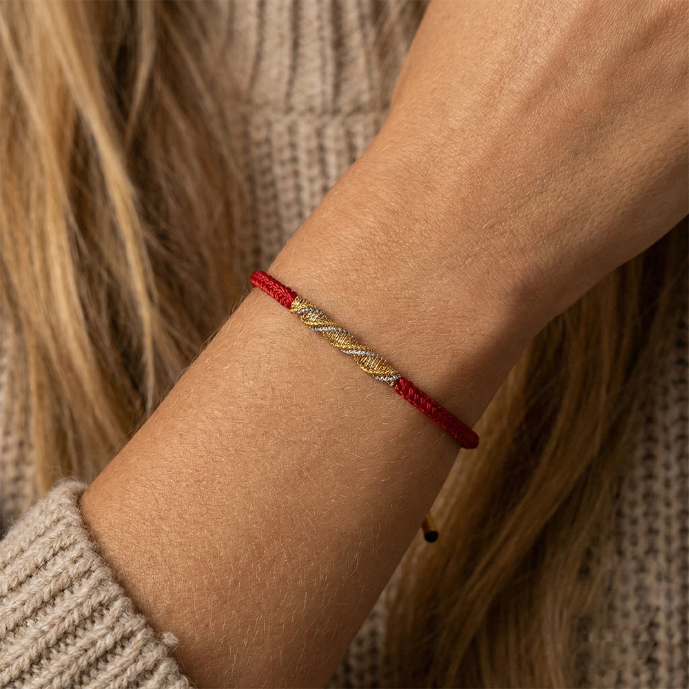 Strong Red Bracelet Handmade Red String Protection Bracelet, Tibetan peace bracelet buddhist lucky Knot Bracelet Easter Wish Bracelet