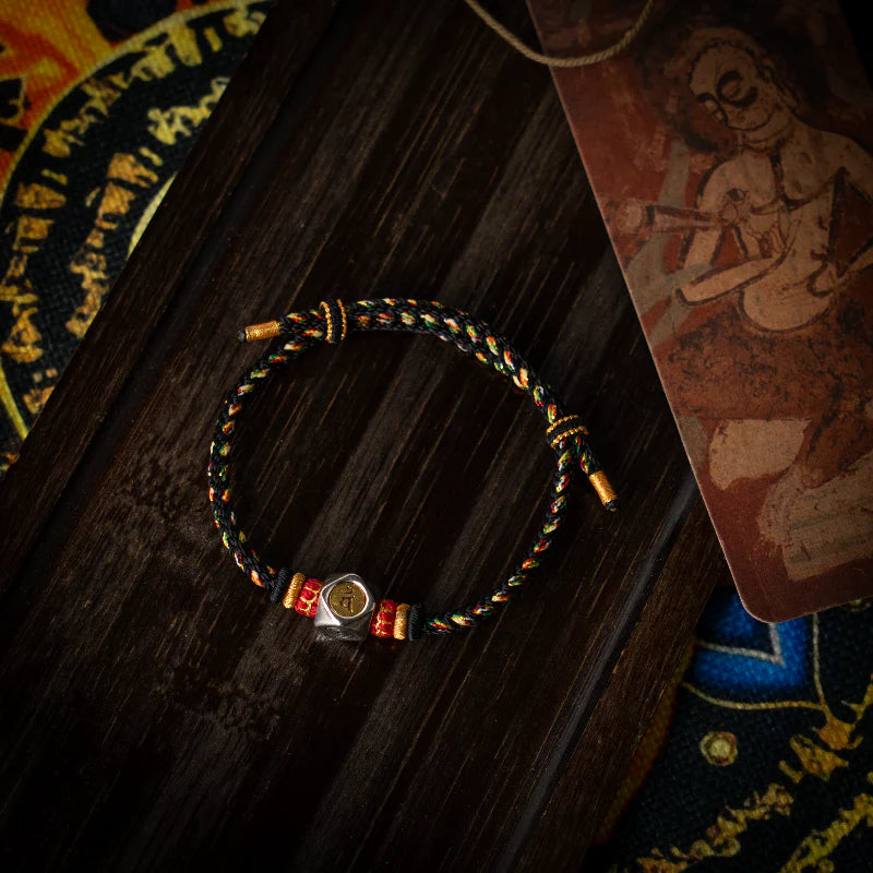 Acalanatha Guardian Buddha Bracelet – Handwoven Zodiac Amulet for the Year of the Rooster
