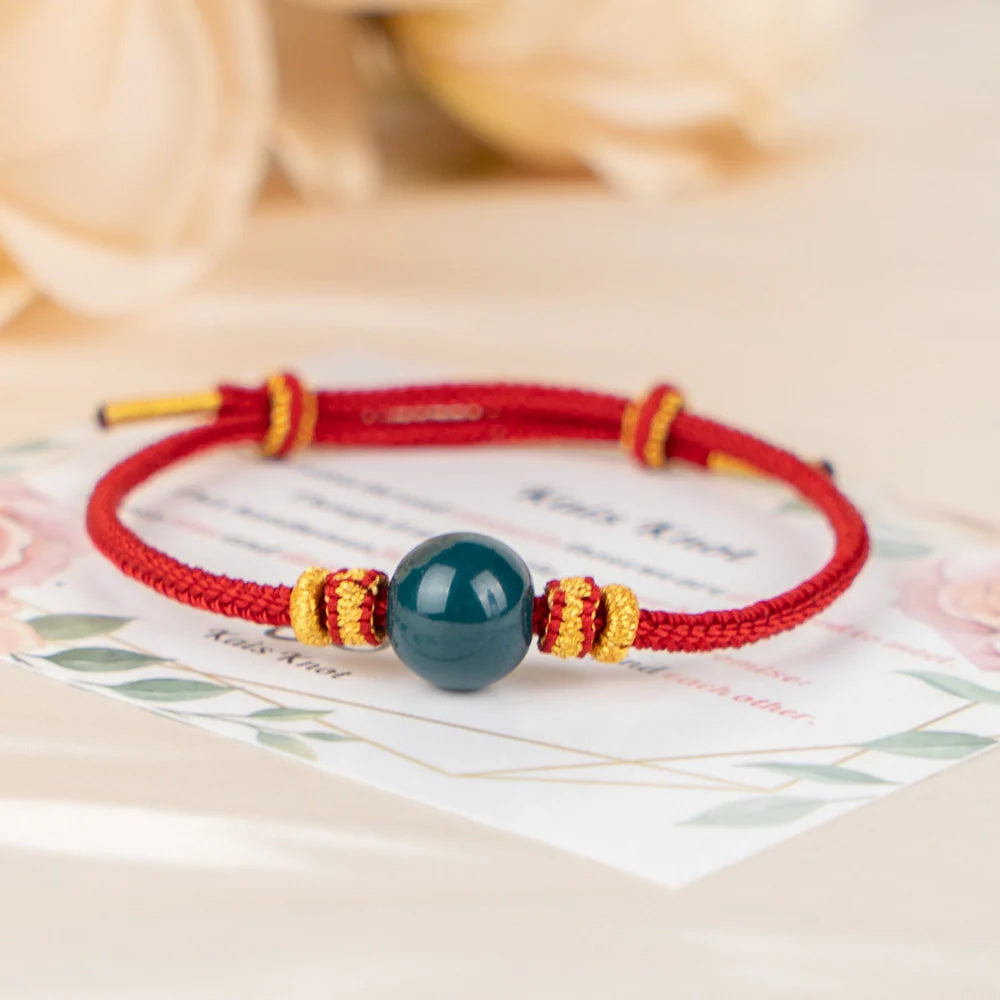Buddha Crown Palace Sacred Ash Bead Bracelet,Tibetan Wisdom Protection Amulet,Happy Marriage Blessing Spiritual Gift for Home Harmony