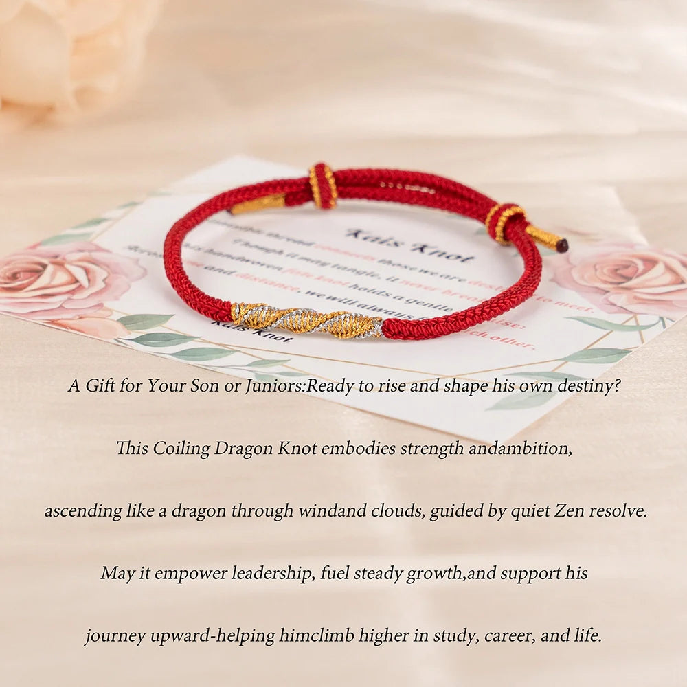 Strong Red Bracelet Handmade Red String Protection Bracelet, Tibetan peace bracelet buddhist lucky Knot Bracelet Easter Wish Bracelet