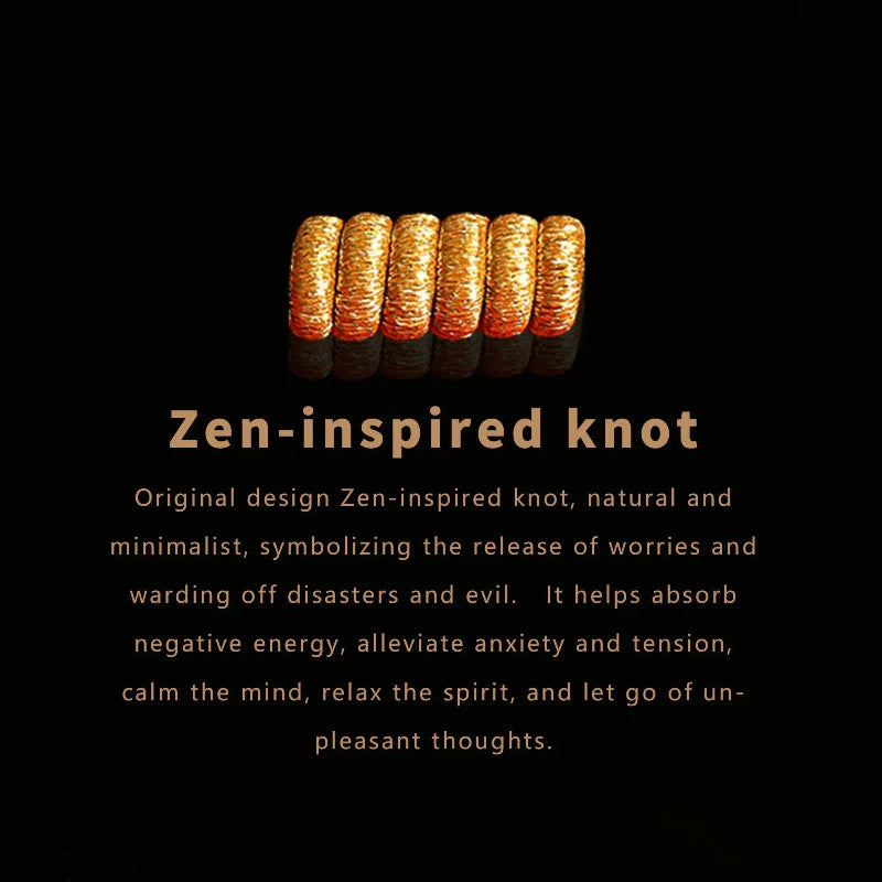 Zen-Inspired Red String Protection Bracelet – Handwoven Tibetan Lucky Knot Amulet